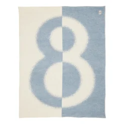 Hemtextilier*IITTALA 8 filt 130x180 cm dimblå