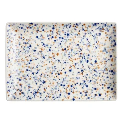 Tallrikar*IITTALA A4 tallrik 21x29cm Helle blå-brun Blå-brun