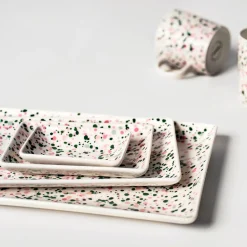 Tallrikar*IITTALA A5 tallrik 15x21cm Helle rosa-grön Helle rosa-grön