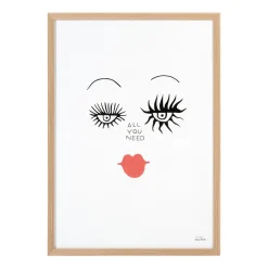 Accessoarer*IITTALA Art poster 50x70cm All you need