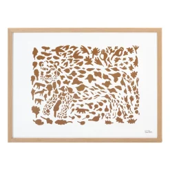 Accessoarer*IITTALA Art poster 50x70cm cheetah brun