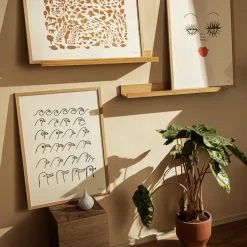 Accessoarer*IITTALA Art poster 50x70cm cheetah brun