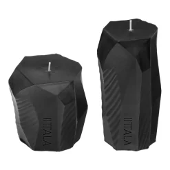 Levande Ljus*IITTALA Blockljus 10cm aska