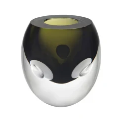 Konstföremål*IITTALA Claritas 150mm klar/moss grön/vit Mossgrön