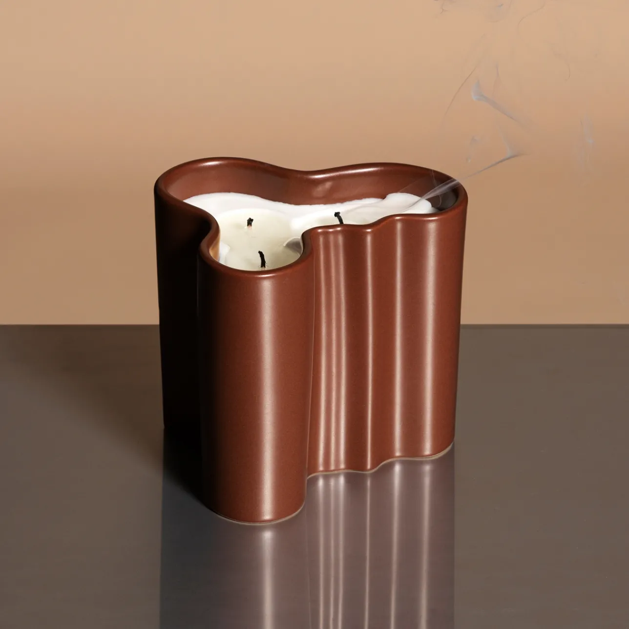 Alvar Aalto Collection|Levande Ljus*IITTALA Doftljus 11cm eld