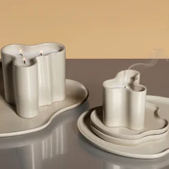 Alvar Aalto Collection|Levande Ljus*IITTALA Doftljus 11cm sand