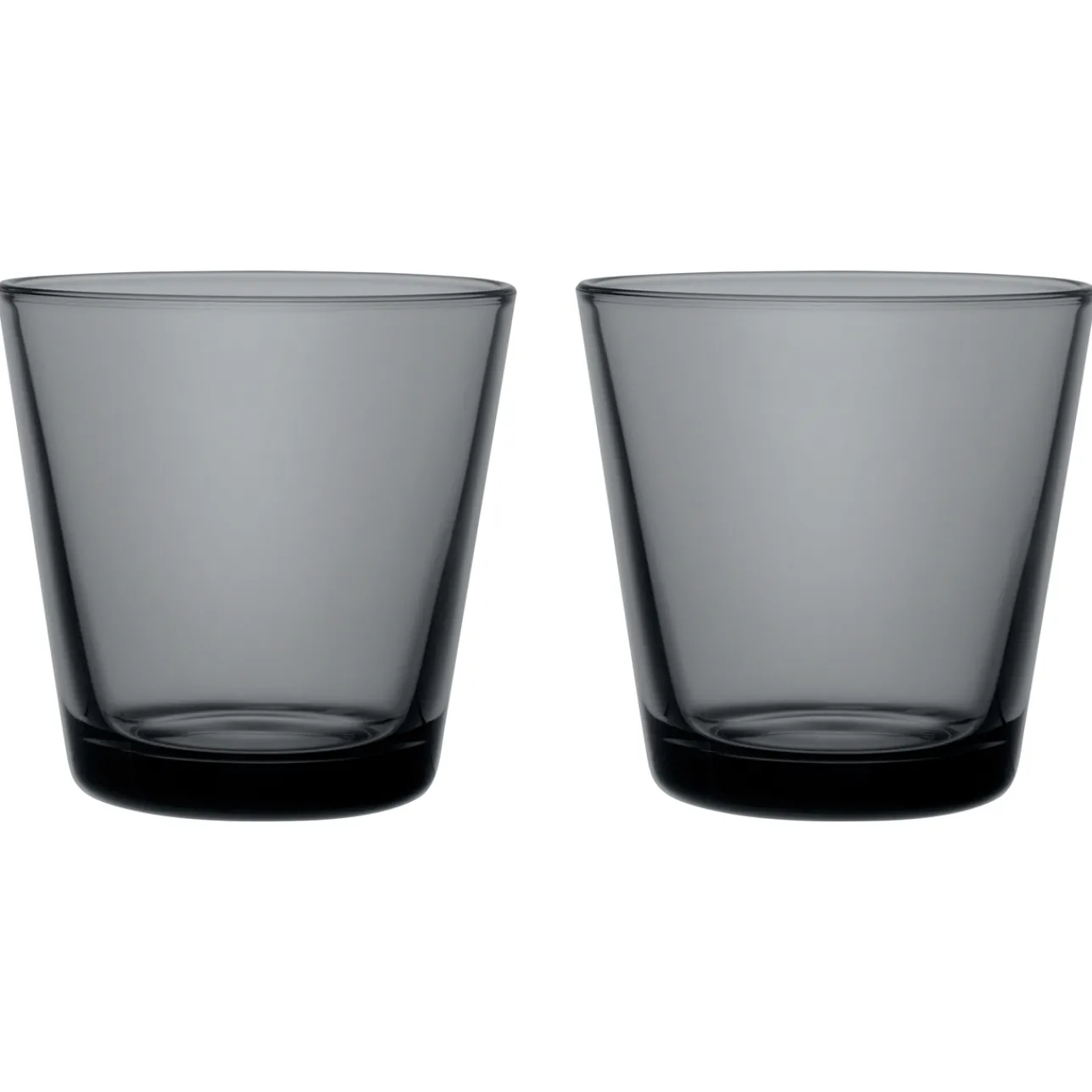 Alla Glas|Dricksglas*IITTALA Dricksglas 21cl mörkgrå 2-pack Mörkgrå