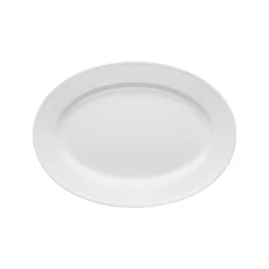 Serveringsbrickor Och Uppläggningsfat*IITTALA Fat oval 40x29 cm snö