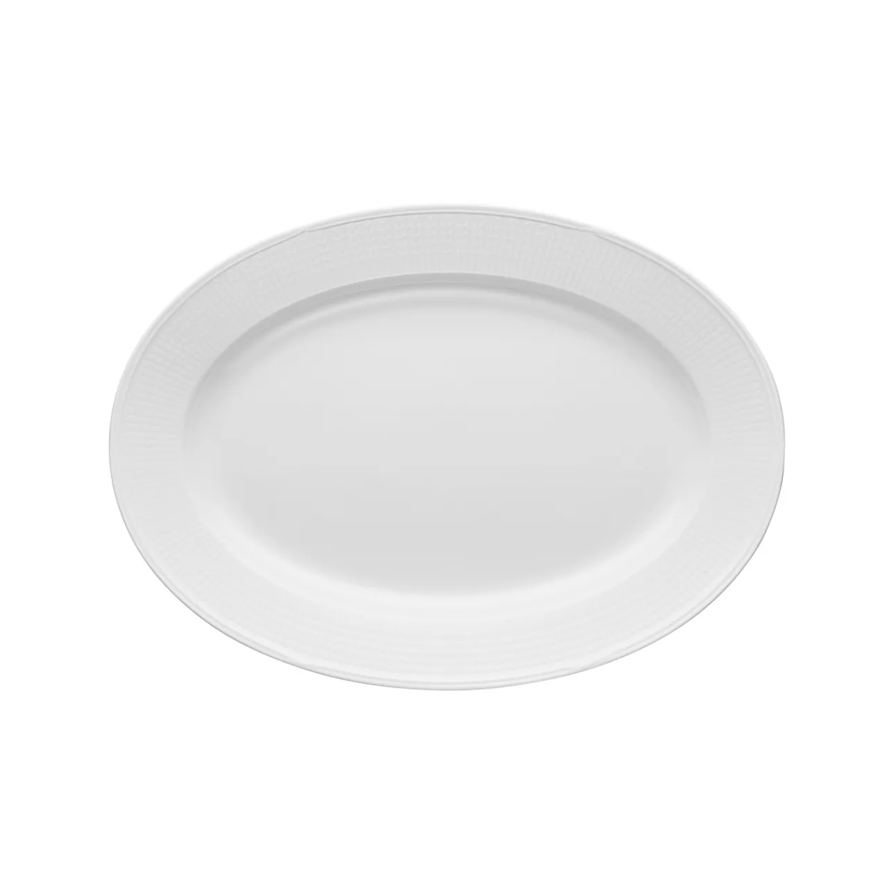 Serveringsbrickor Och Uppläggningsfat*IITTALA Fat oval 40x29 cm snö