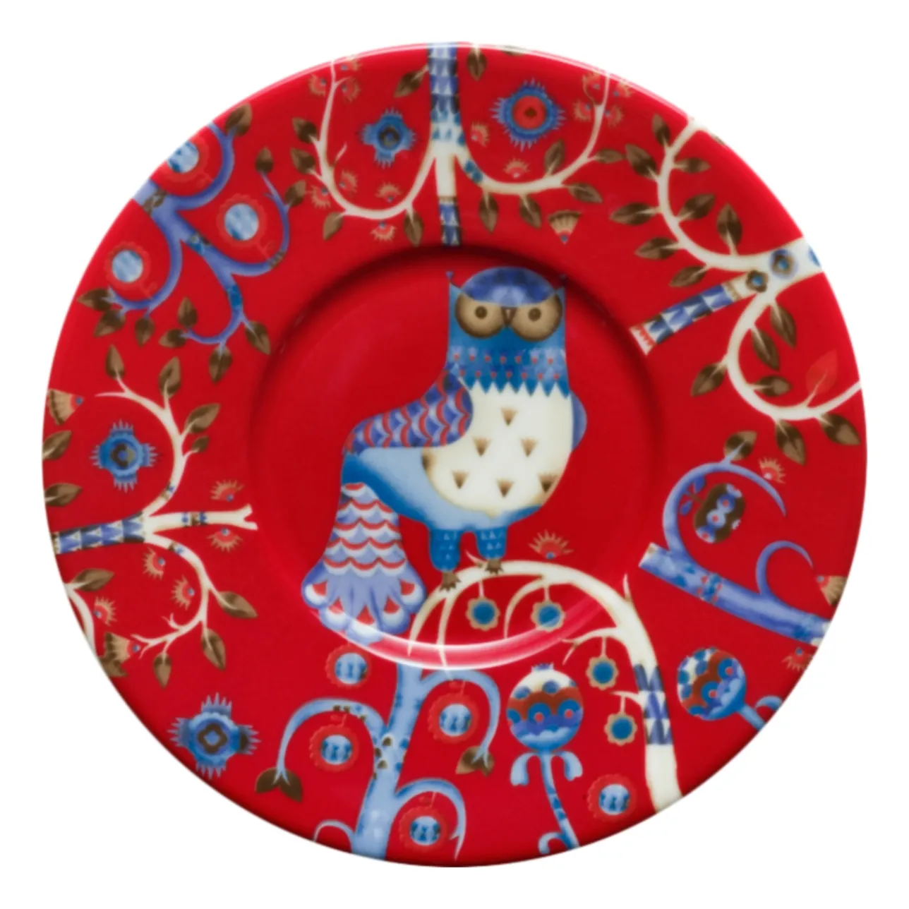 Tallrikar*IITTALA Fat till kaffekopp 15cm röd Röd