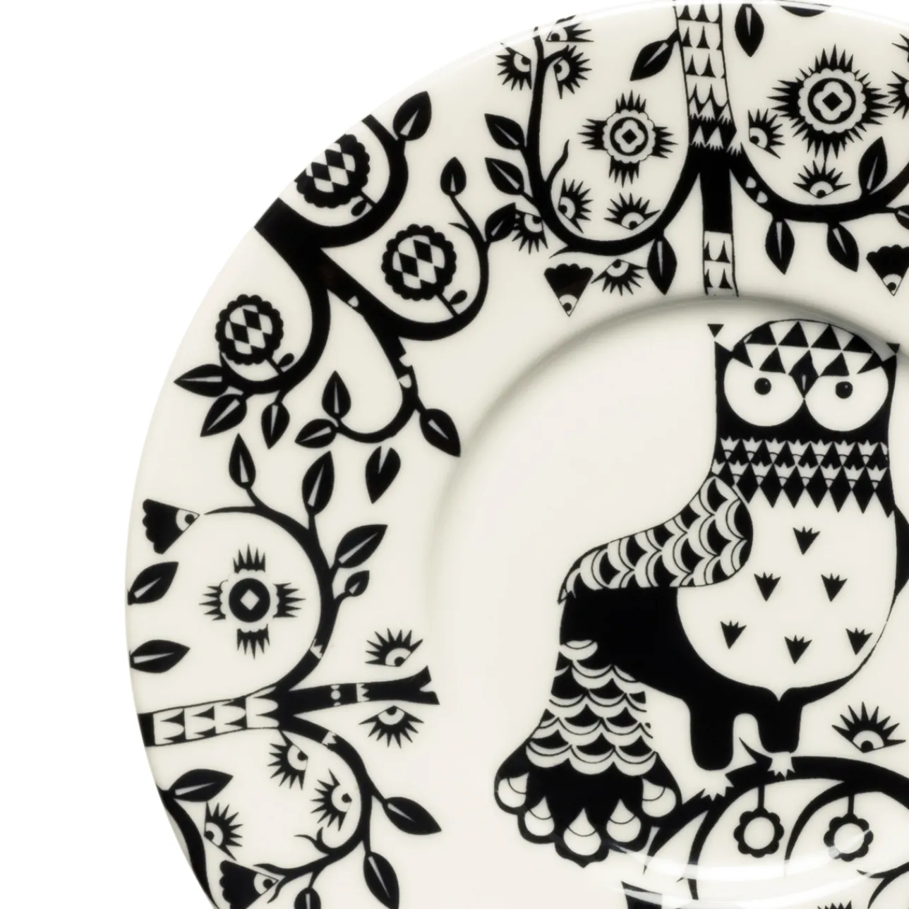 Tallrikar*IITTALA Fat till kaffekopp 15cm Svart