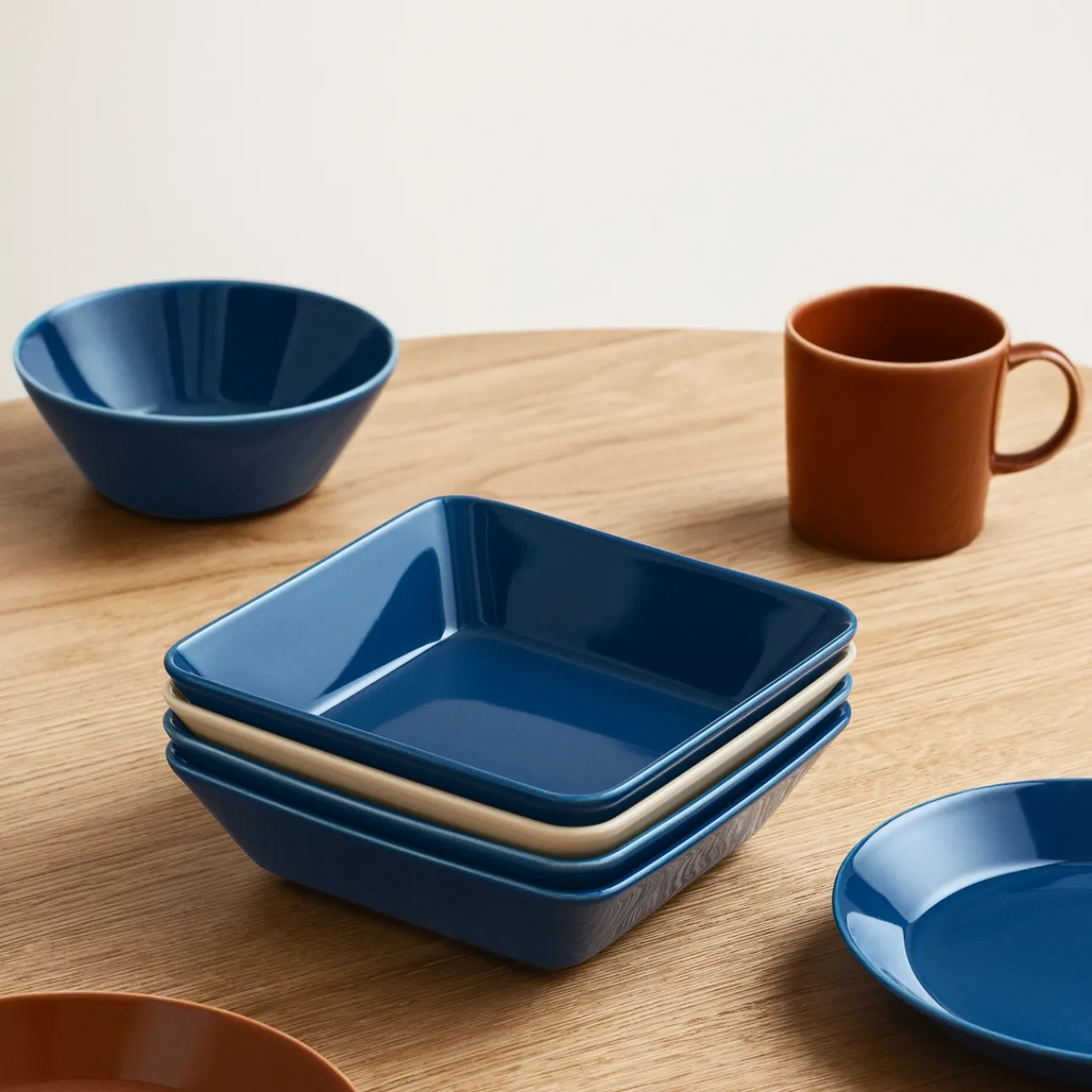 Tallrikar|Serveringsbrickor Och Uppläggningsfat*IITTALA Fat 16x16cm Linne