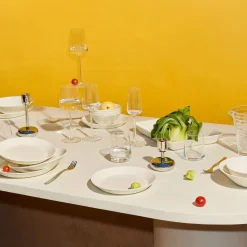 Serveringsbrickor Och Uppläggningsfat*IITTALA Fat 24x32cm vit