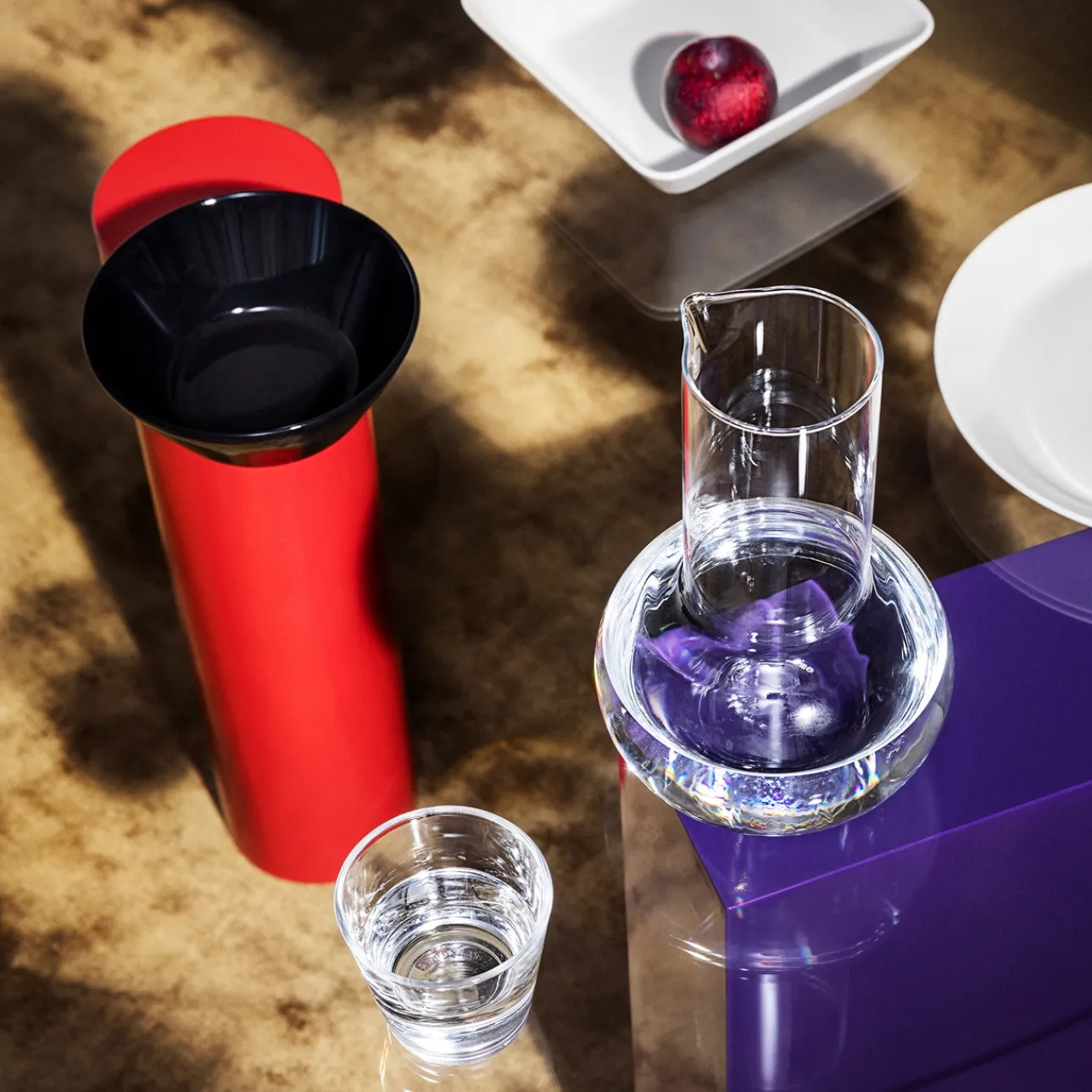 Tallrikar*IITTALA Fat 16x16cm vit