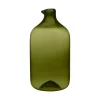 Konstföremål*IITTALA Fågelflaska rak 94x183mm mossgrön
