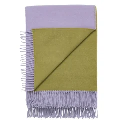 Hemtextilier*IITTALA Filt 130x180cm Lila-oliv