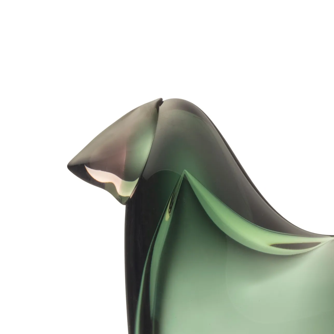 Birds By Toikka|Konstföremål*IITTALA Flugsnappare 95x60 tallgrön-laxrosa Tallgrön