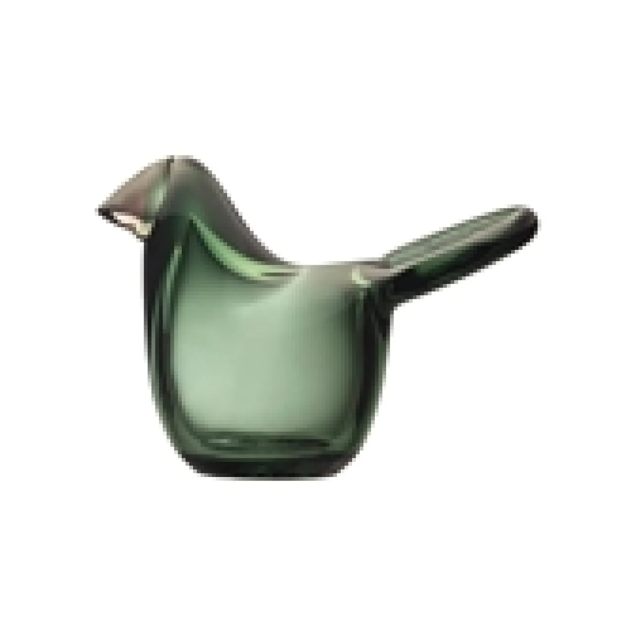 Birds By Toikka|Konstföremål*IITTALA Flugsnappare 95x60 tallgrön-laxrosa Tallgrön