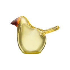 Birds By Toikka|Konstföremål*IITTALA Flugsnappare 95x60mm -koppar Citrongul