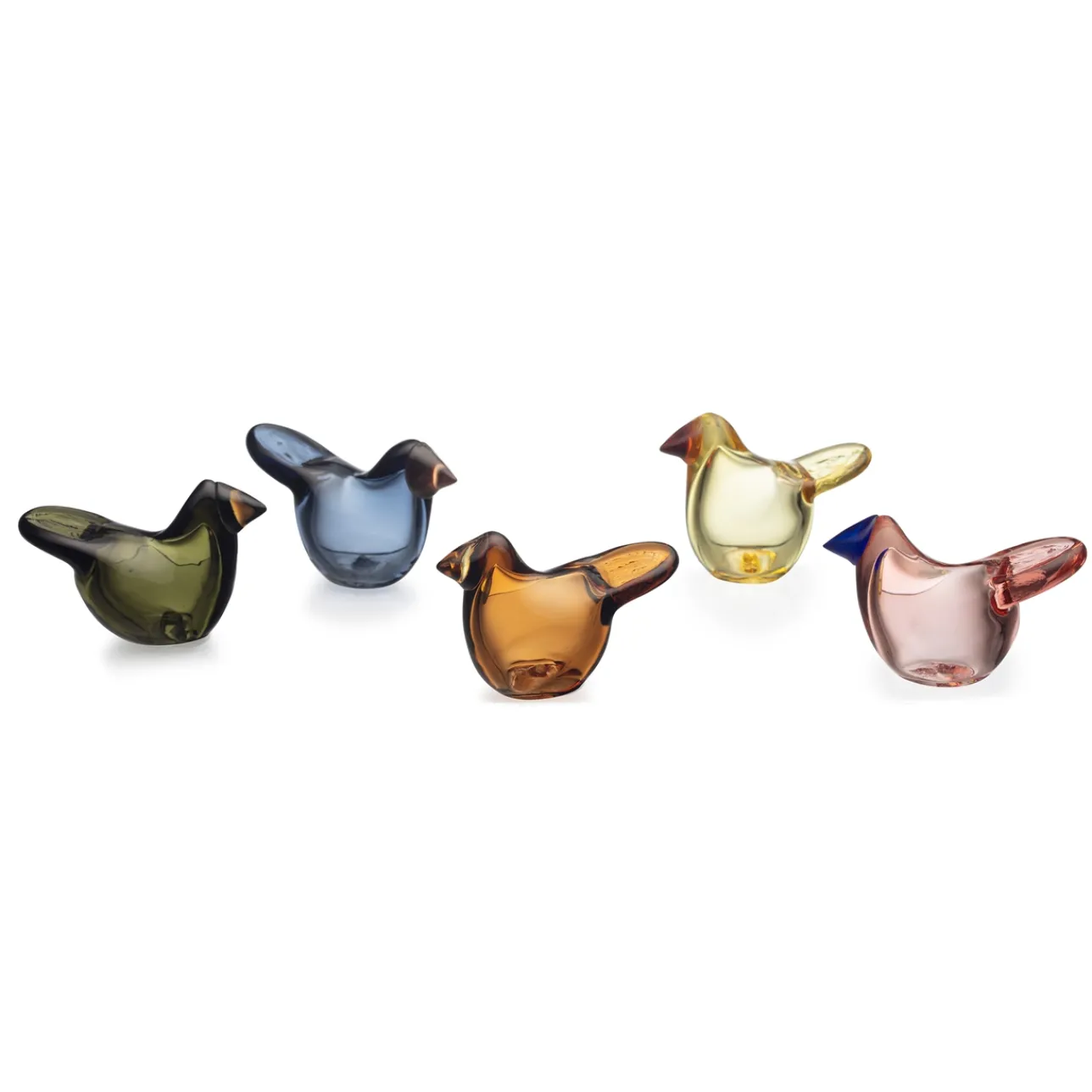 Birds By Toikka|Konstföremål*IITTALA Flugsnappare 95x60mm -citrongul Koppar