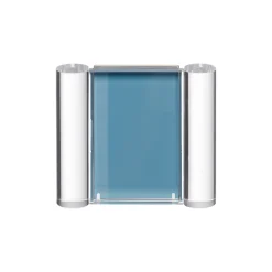 Glasdekoration*IITTALA Fotoram 76x64mm blå