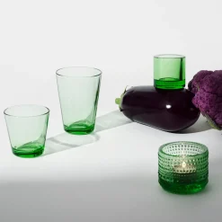 Alla Glas|Dricksglas*IITTALA Glas 21cl äppelgrön 2st Äppelgön