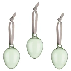 Glasdekoration*IITTALA Glas ägg 60mm grön 3st Grön