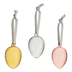 Glasdekoration*IITTALA Glas ägg 60mm, 3set mix