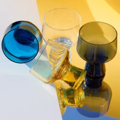 Alla Glas|Dricksglas*IITTALA Glas på fot 29cl eldgul 2-pack