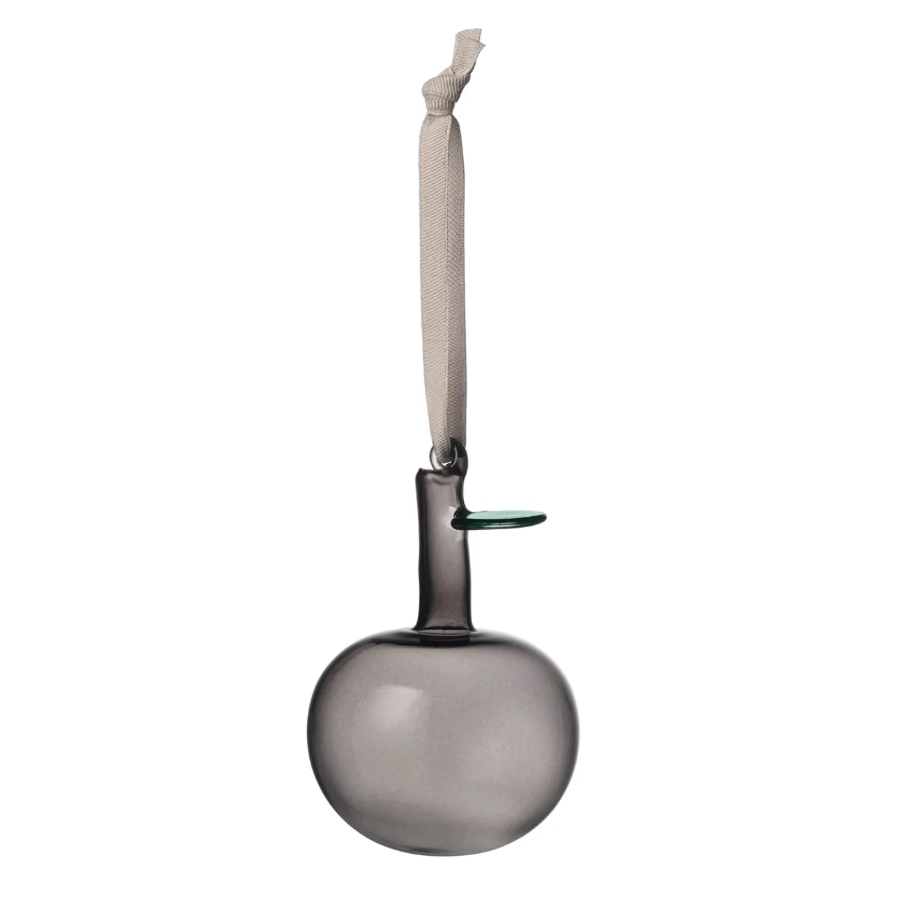 Glasdekoration*IITTALA Glasäpple grå 3st Grå