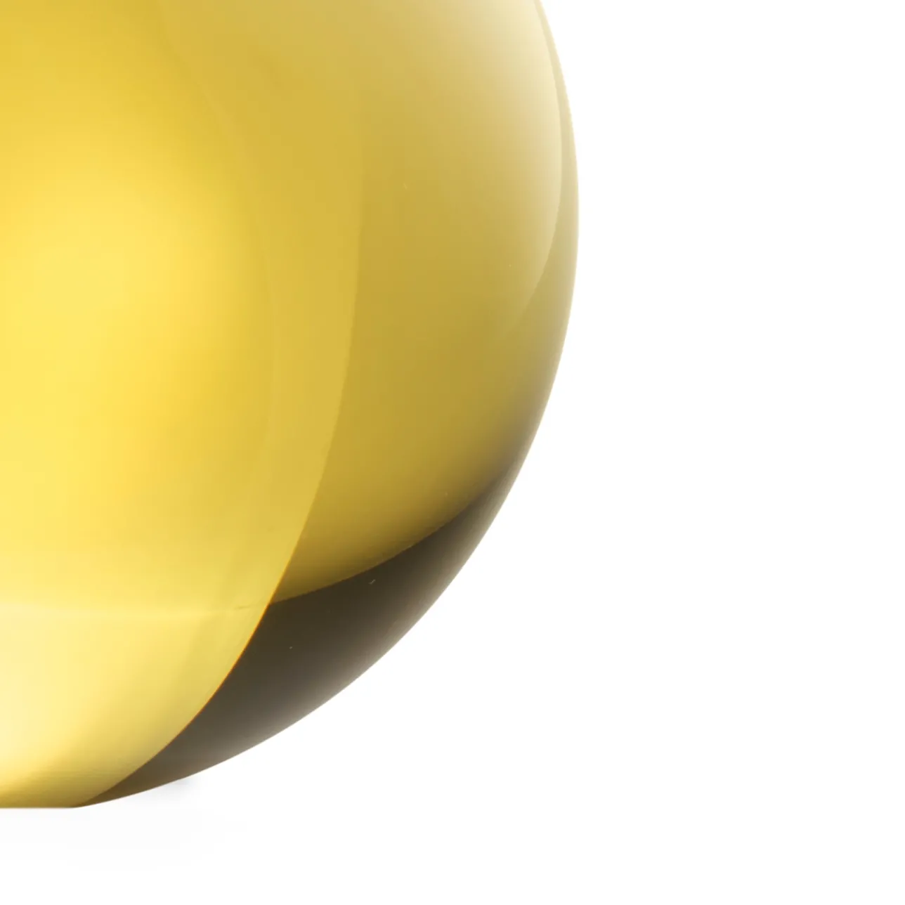 Glasdekoration|Accessoarer*IITTALA Glassfär 5cm eldgul