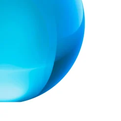 Glasdekoration|Accessoarer*IITTALA Glassfär 8cm elektrisk blå