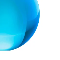 Glasdekoration|Accessoarer*IITTALA Glassfär 5cm elektrisk blå