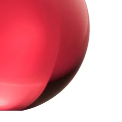 Glasdekoration*IITTALA Glassfär 5cm karmint röd