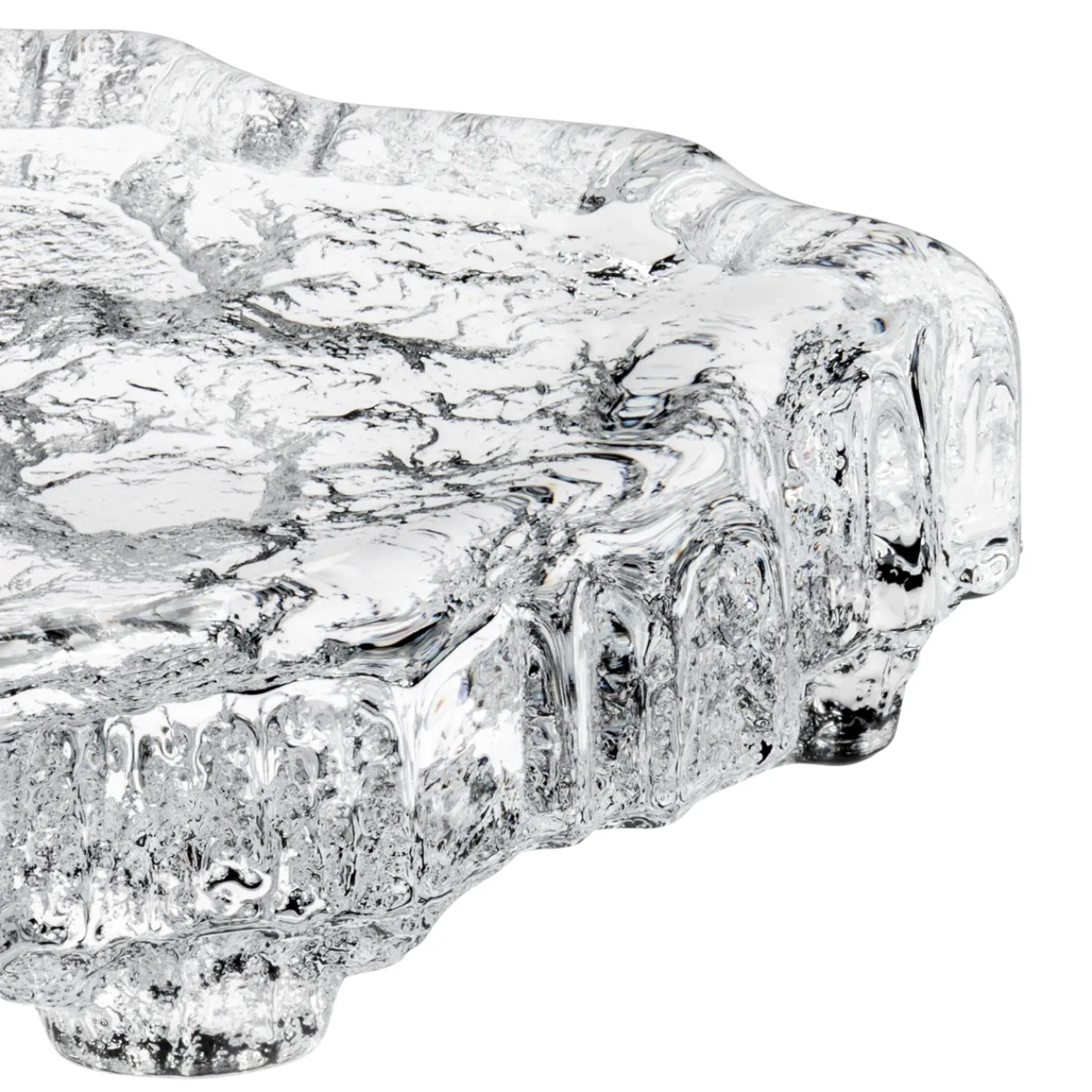 Serveringsbrickor Och Uppläggningsfat|Konstföremål*IITTALA Isflak konstverk 260x35mm Klar