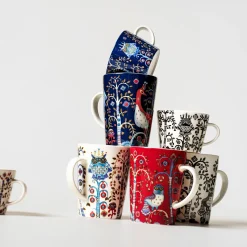 Muggar Och Koppar*IITTALA Kaffe/cappuccinokopp 0,2L & fat 15cm blå Blå