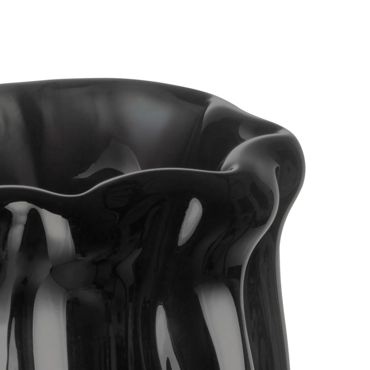 Konstföremål|Vaser*IITTALA Kalvolan kanto konstverk 140mm mörk grå Mörk grå