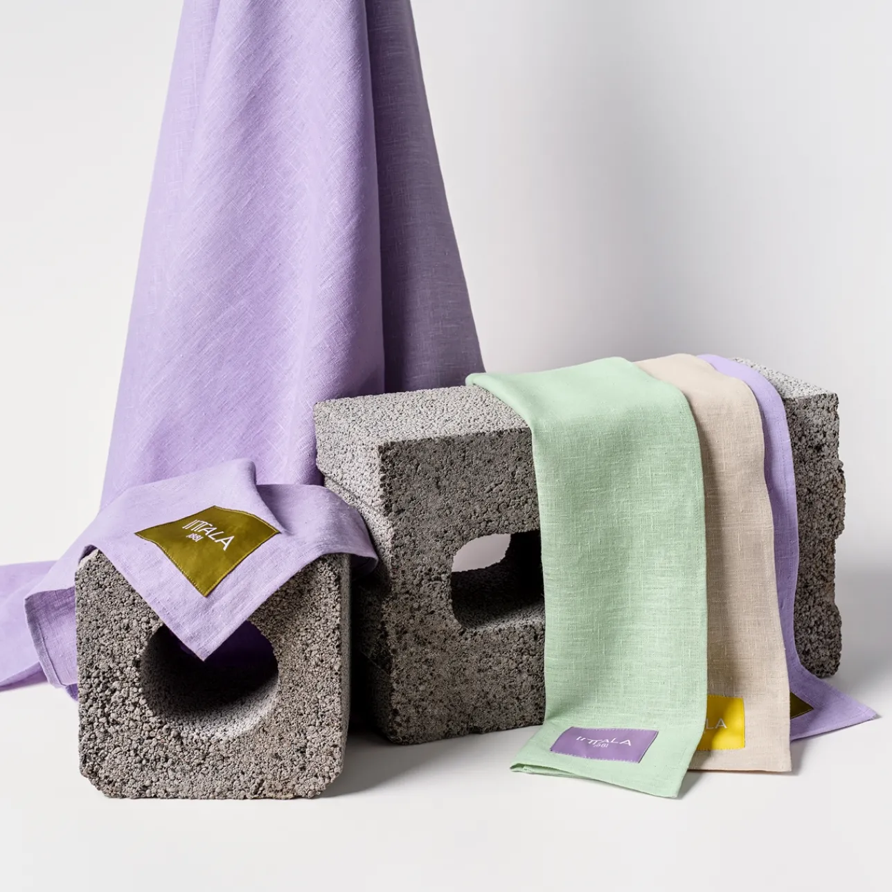 Kökstextilier*IITTALA Kökshandduk 47x65cm Beige-gul