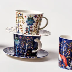 Muggar Och Koppar*IITTALA Kopp 0,3L vit Blandad färg