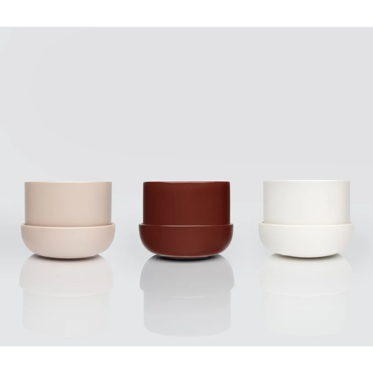 Krukor*IITTALA Kruka med fat S Beige