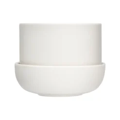 Krukor*IITTALA Kruka med fat S Vit