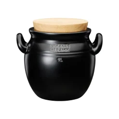 Krukor*IITTALA Krus 1L grafitgrå Grafitgrå