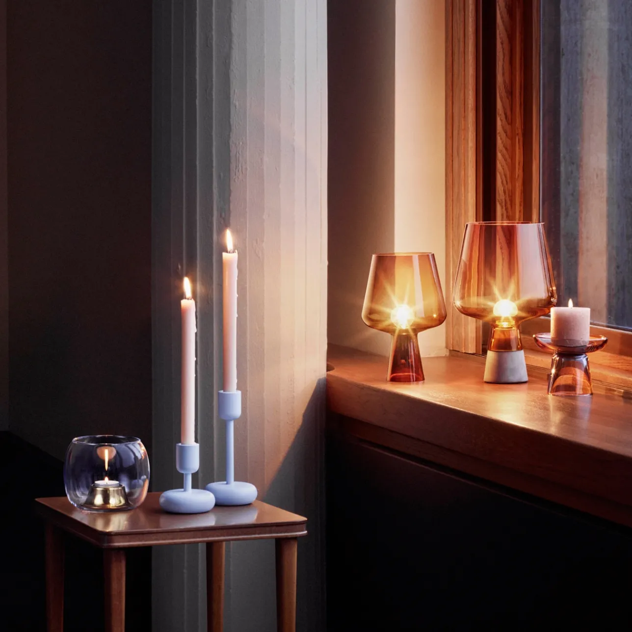 Bordslampor*IITTALA Lampa 240x165mm Koppar