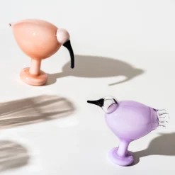 Birds By Toikka|Konstföremål*IITTALA Leppäinen 190x165mm Ljus lila