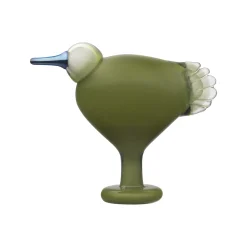 Birds By Toikka|Konstföremål*IITTALA Leppäinen 190x165mm moss grön Mossgrön