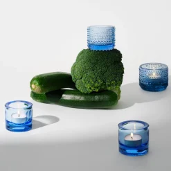 Ljuslyktor*IITTALA Ljuslykta 60mm Aqua