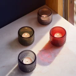 Ljuslyktor*IITTALA Ljuslykta 64mm grå Grå