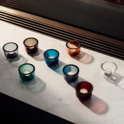 Ljuslyktor*IITTALA Ljuslykta 60mm grå Grå