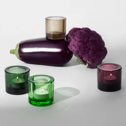 Ljuslyktor*IITTALA Ljuslykta 60mm grå Grå