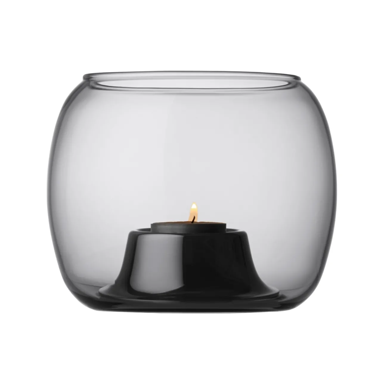 Ljuslyktor*IITTALA Ljuslykta 141x115mm grå Grå